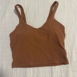 lululemon athletica Brown Tank Top